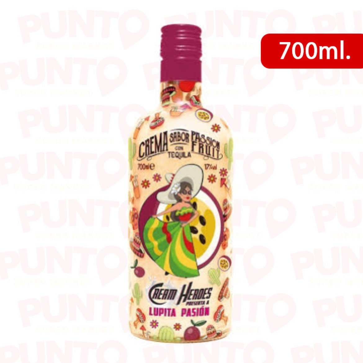 LICOR DE TEQUILA "LUPITA PASION"