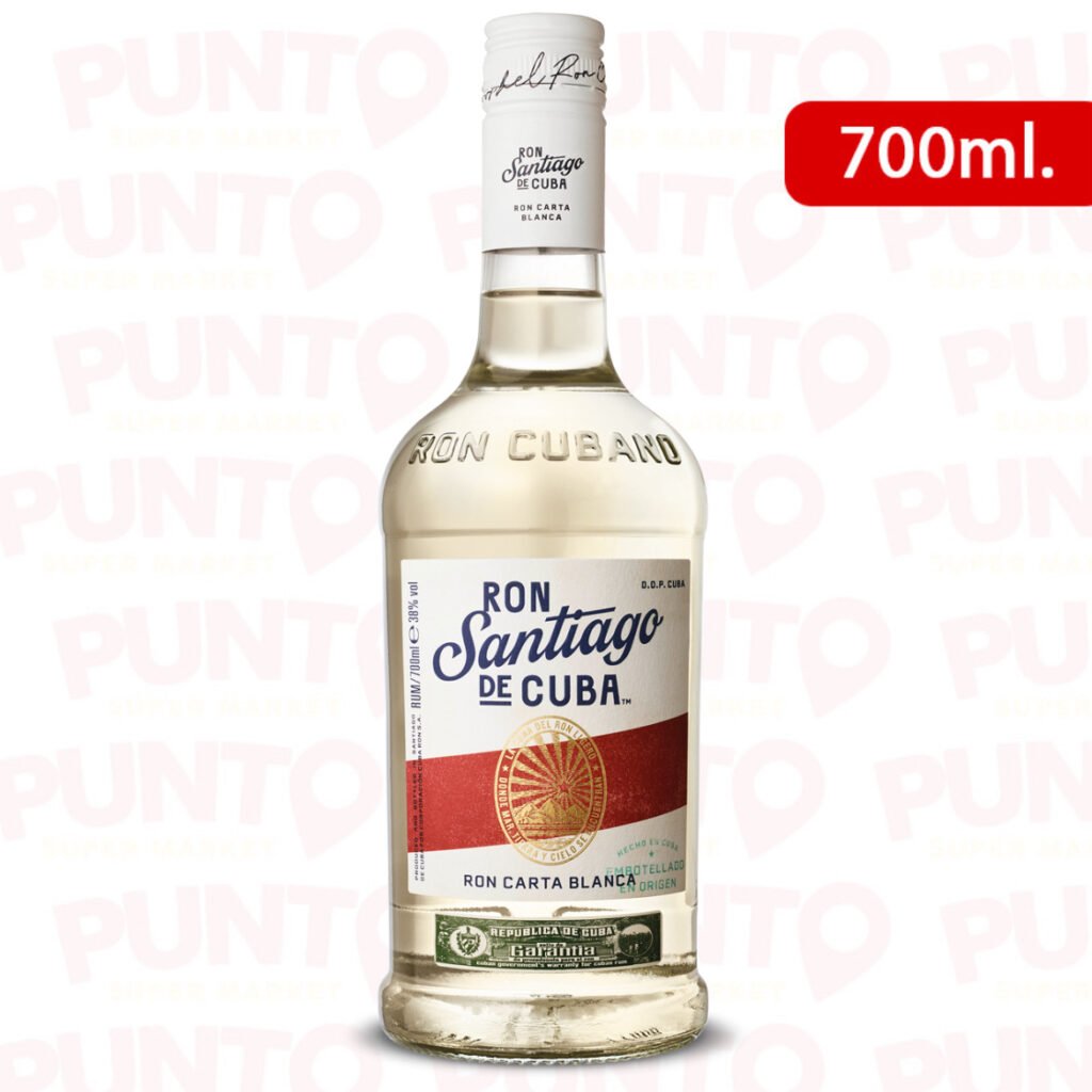 RON SANTIAGO DE CUBA CARTA BLANCA