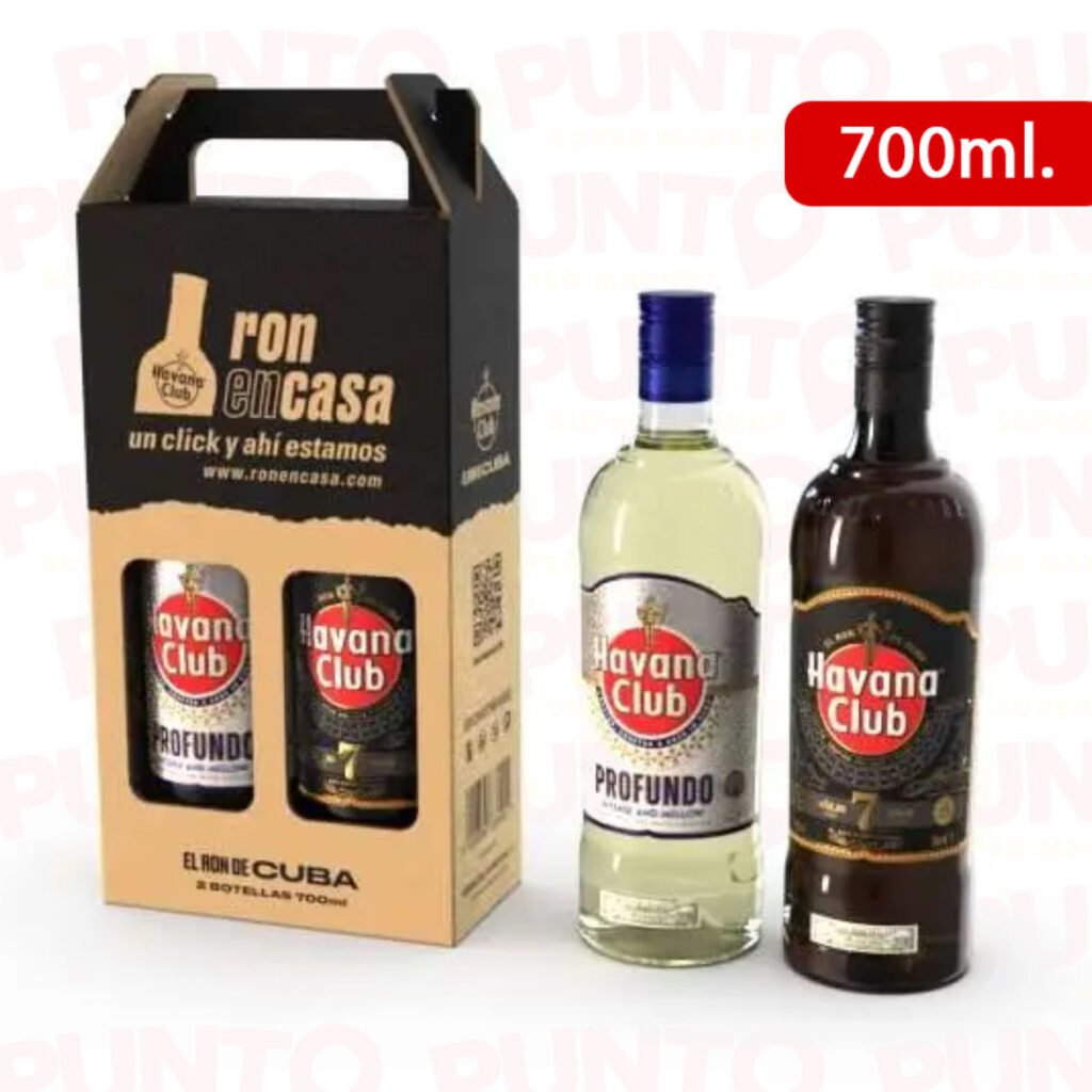 COMBO HAVANA CLUB 7 AÑOS + HAVANA CLUB PROFUNDO