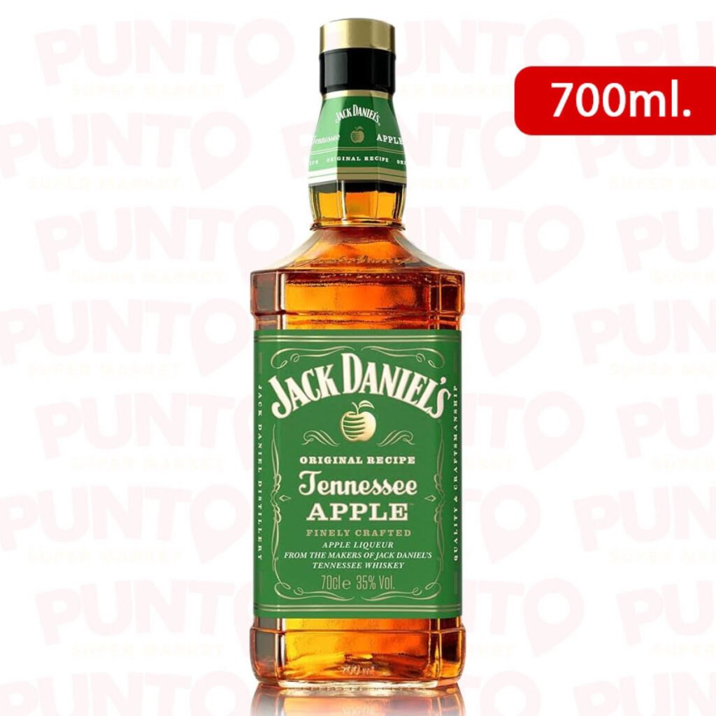 BOURBON WHISKEY JACK DANIELS APPLE
